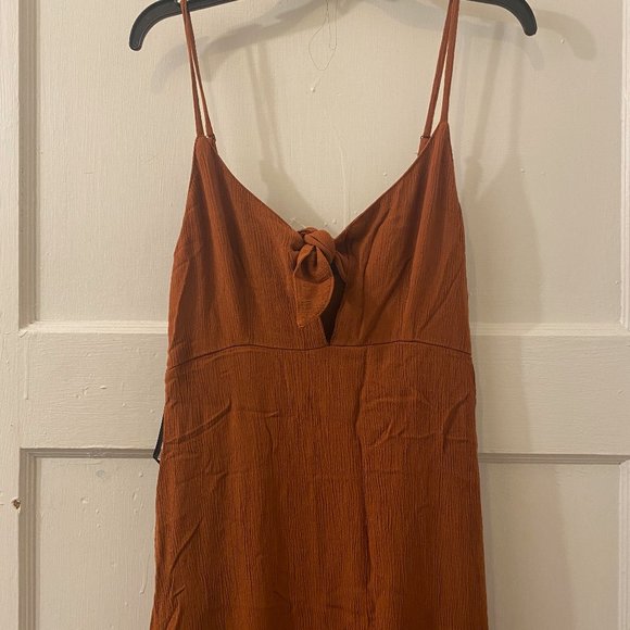 Forever 21 Maxi, Midi Dress, Spaghetti, Bow Tie - Picture 1 of 7